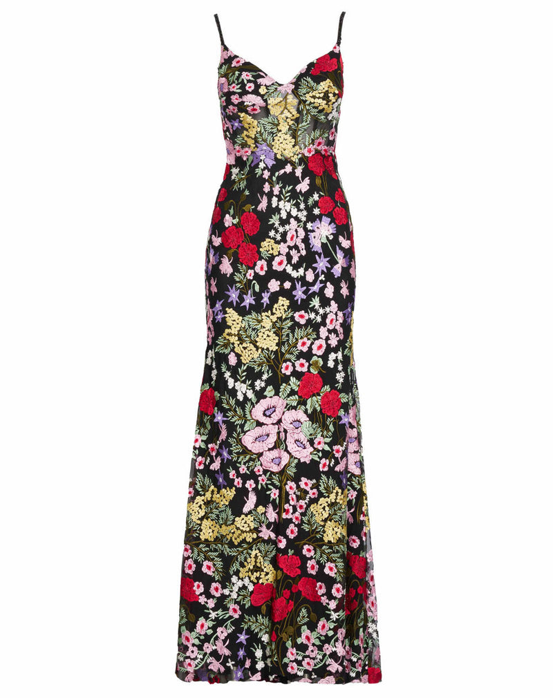 MD-67473 Strappy Long Dress-Black by Mac Duggal in black color for women in Singapore