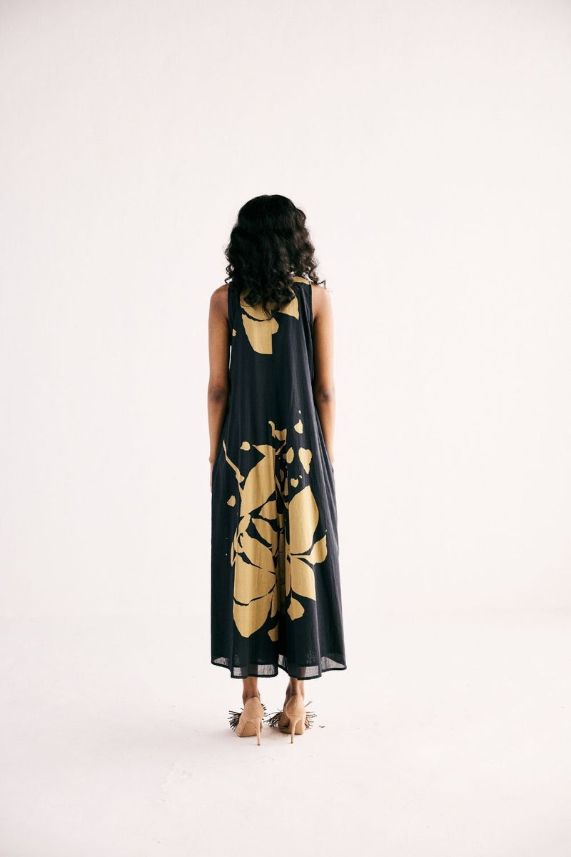 TREASSURE ISLAND JUMPSUIT cotton by Khara Kapas in black for women in Singapore