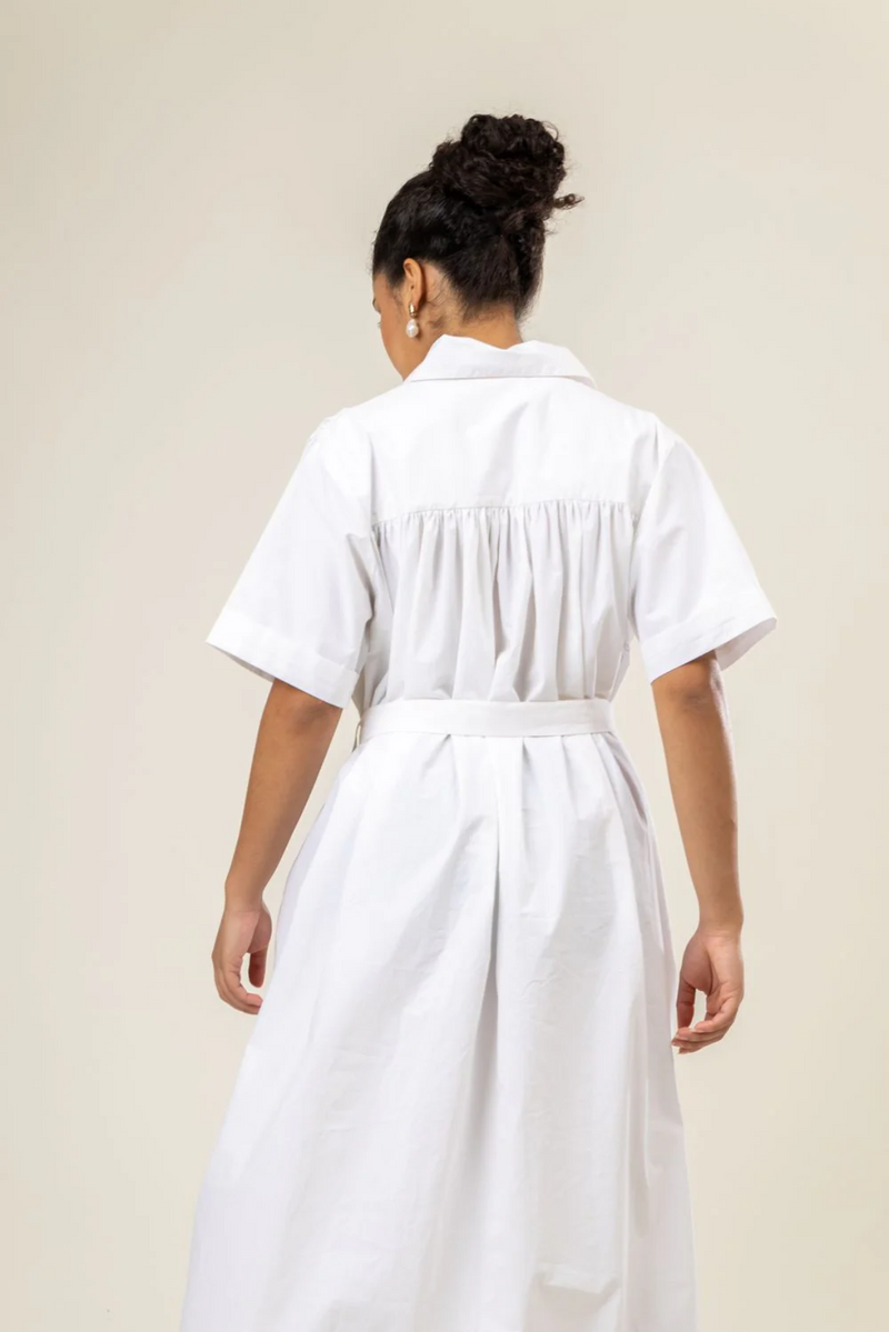 ZORA DRESS by Doodlage in white color for women in Singapore