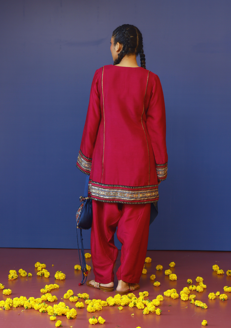 Pherie Pink Salwaar Kameez Set