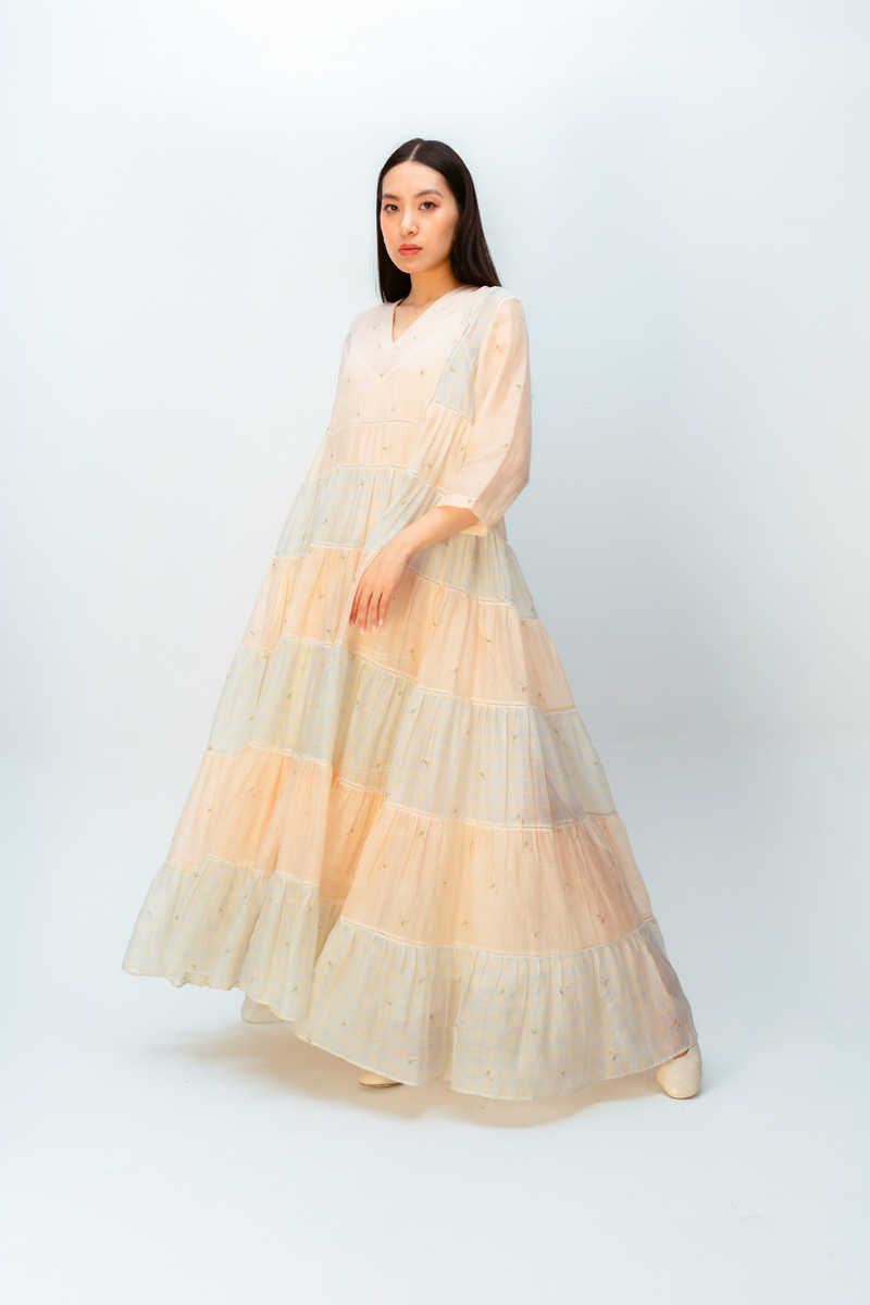 GOLDEN CANOPY DRESS mul dress by Ode to Odd in multi for women in Singapore