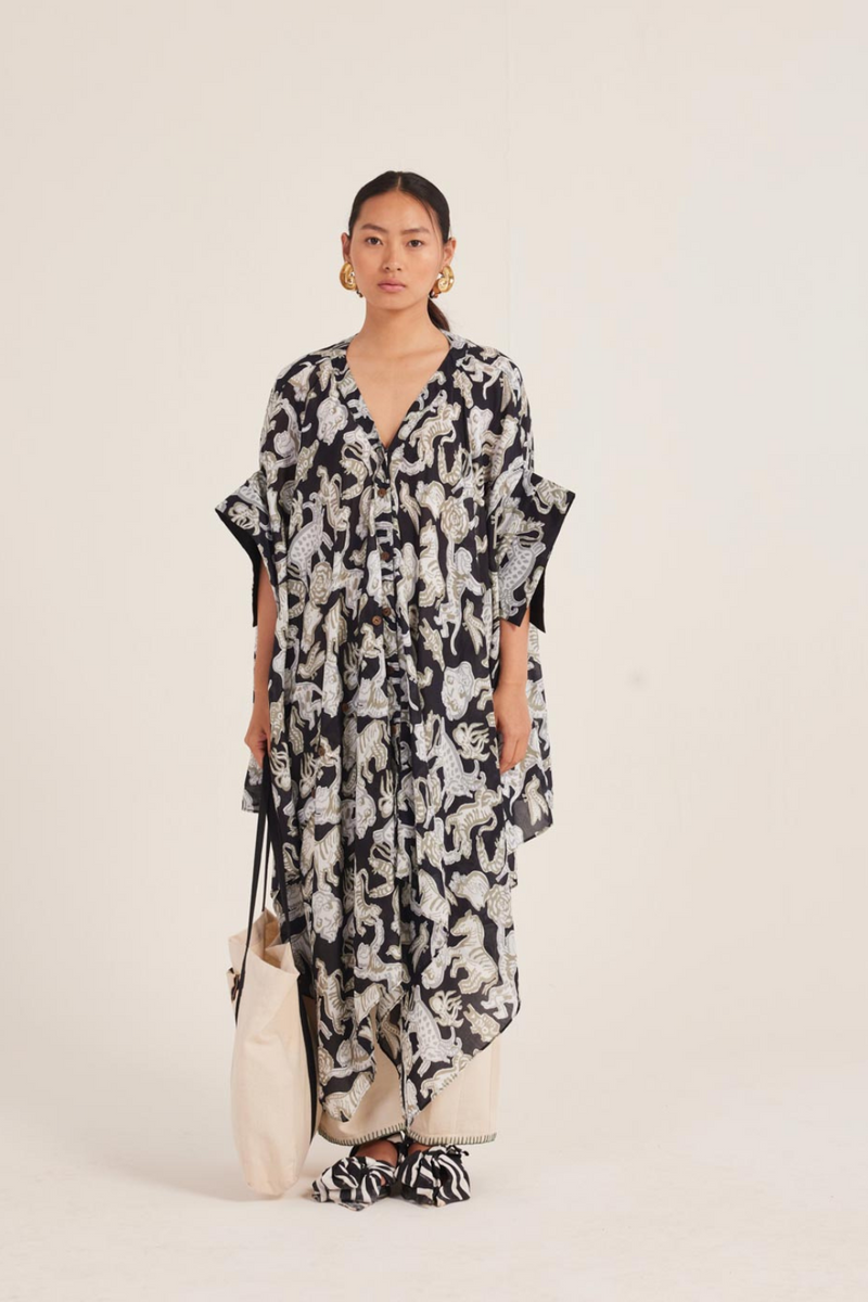 Ika Asymmetrical Dress muslin by JodiLife for women in Singapore
