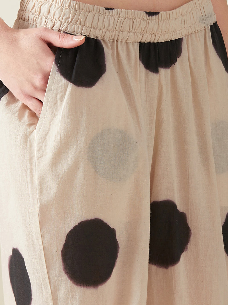 Dots shirt style set cotton Co-ord Sets by Aavidi for women in Singapore