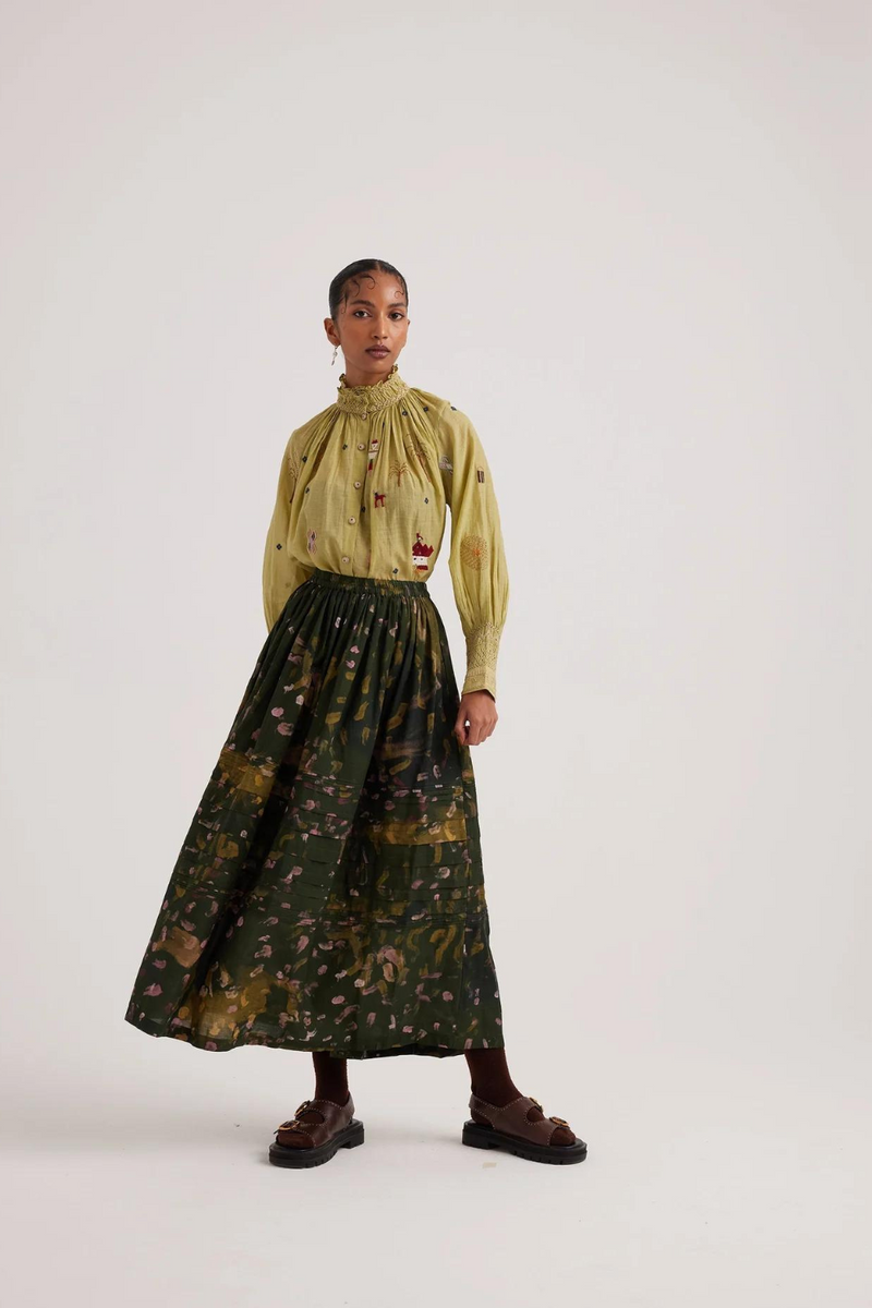 Farmer Top-Folk Green cotton by CORD for women in Singapore