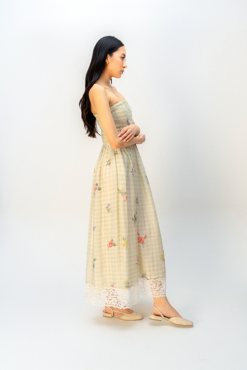 MEADOW DRESS mul dress by Ode to Odd in green for women in Singapore
