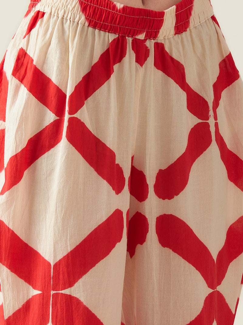 Polka Kurta Set cotton Light Kurta Sets by Aavidi in white color for women in Singapore