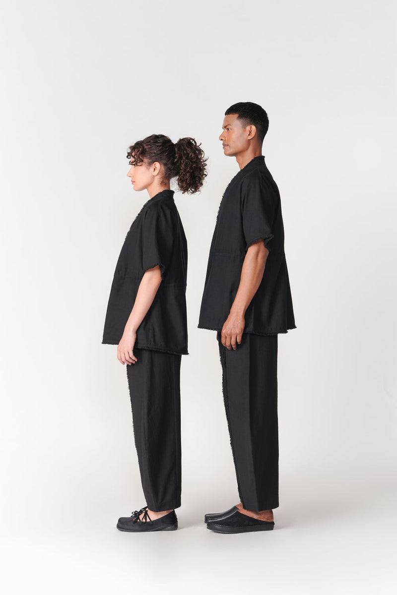 Kumo Set co-ord set by Turn Black in black for women in Singapore