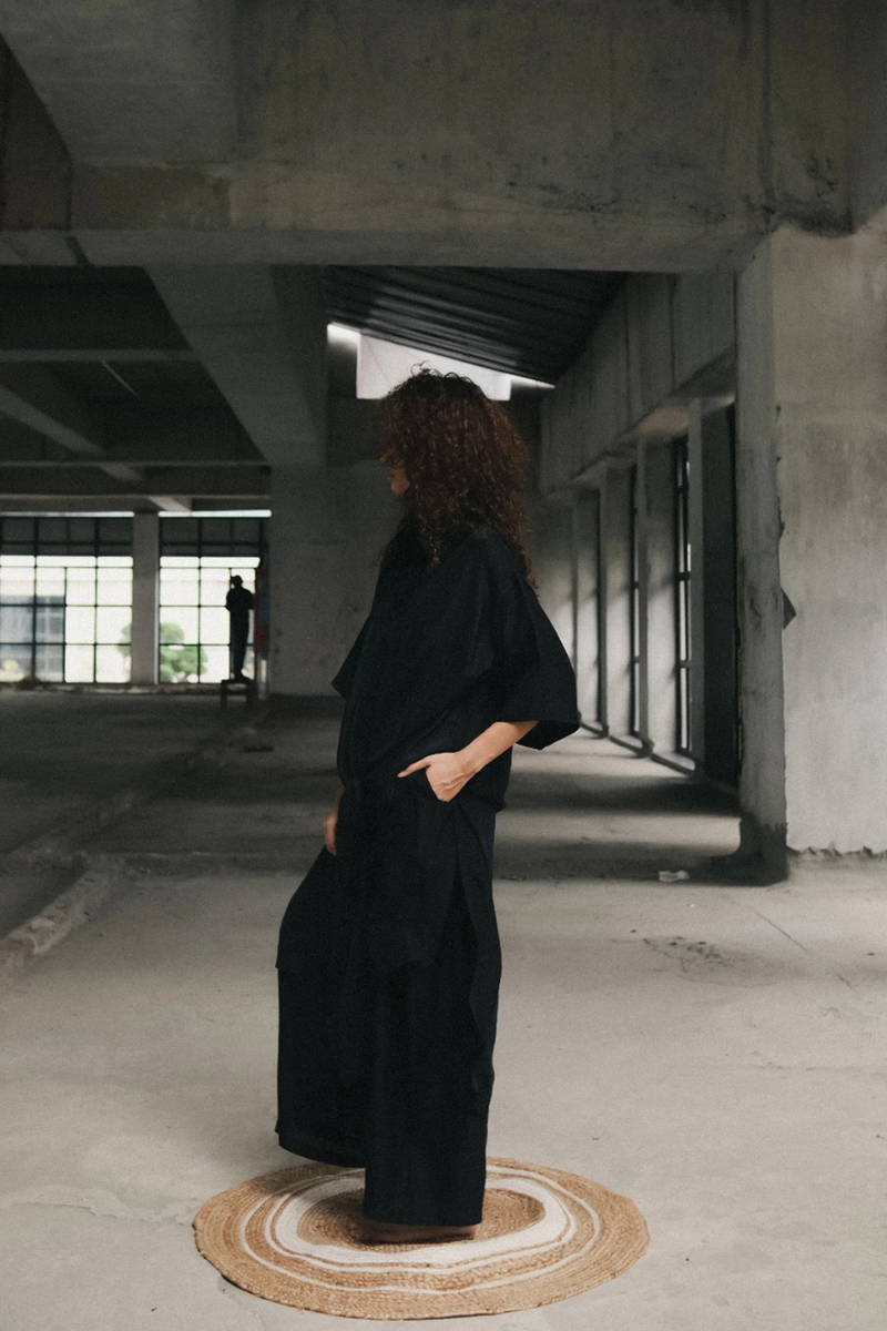 Roha Shirt Set silk Buy Roha Shirt Set from C&W | Co-Ord Sets for Women by Ituvana for women in Singapore