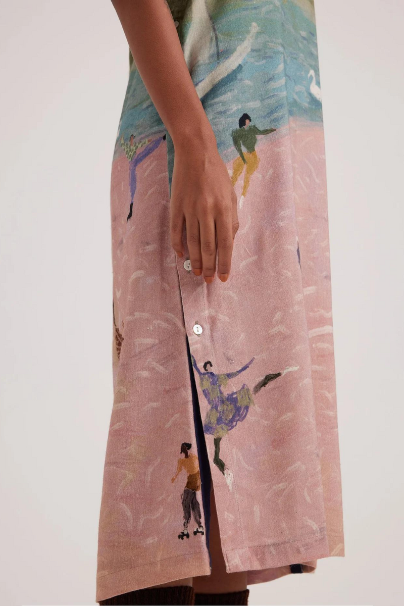 Zen Dress-Skater rayon by CORD for women in Singapore