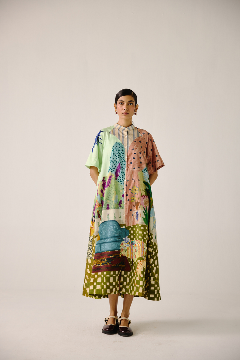 A-Line Long Dress - Alice cotton by CORD for women in Singapore