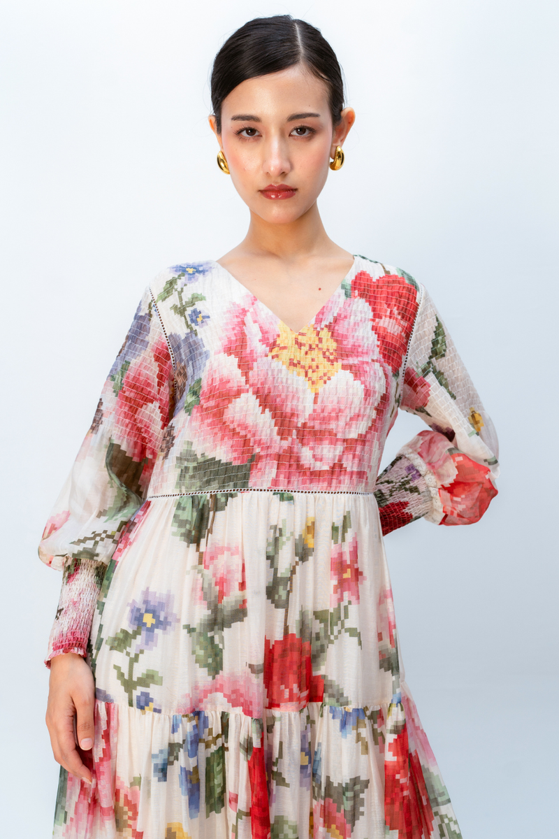 PINK SILENCE DRESS mul dress by Ode to Odd in multi for women in Singapore