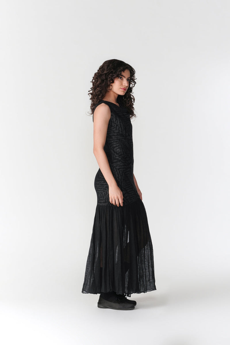 Cowl Neck Bias Dress dress by Turn Black in black for women in Singapore