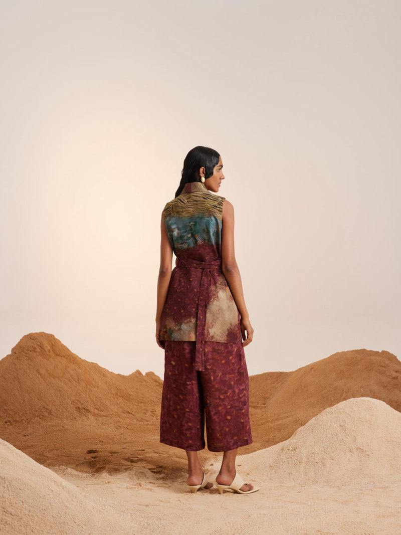 Summer Blazer Set (3pc)
(Blazer + Pants + Bustier)-Grain linen Co-ord Set by CORD for women in Singapore