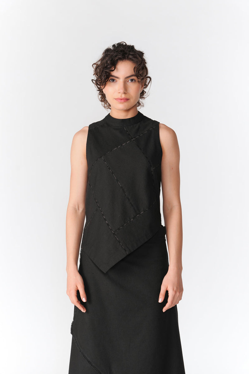 Uma Set co-ord set by Turn Black in black for women in Singapore