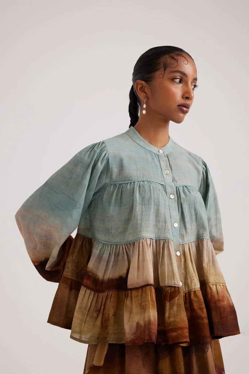 Tier Top-Blotch cotton by CORD for women in Singapore