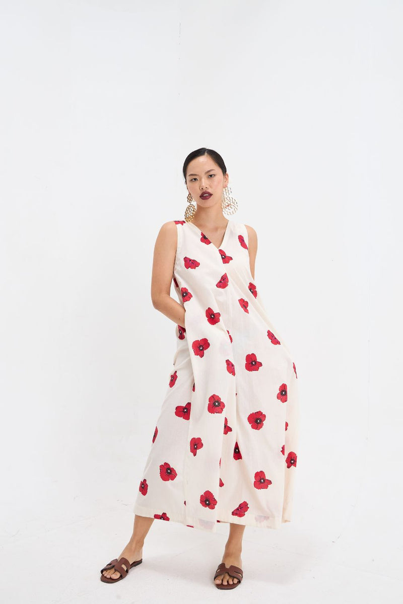 POPPY DRESS cotton by Aavidi for women in Singapore