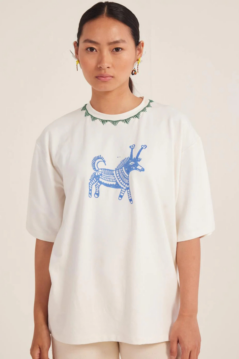 Kolam Oversized T-shirt by JodiLife for women in Singapore