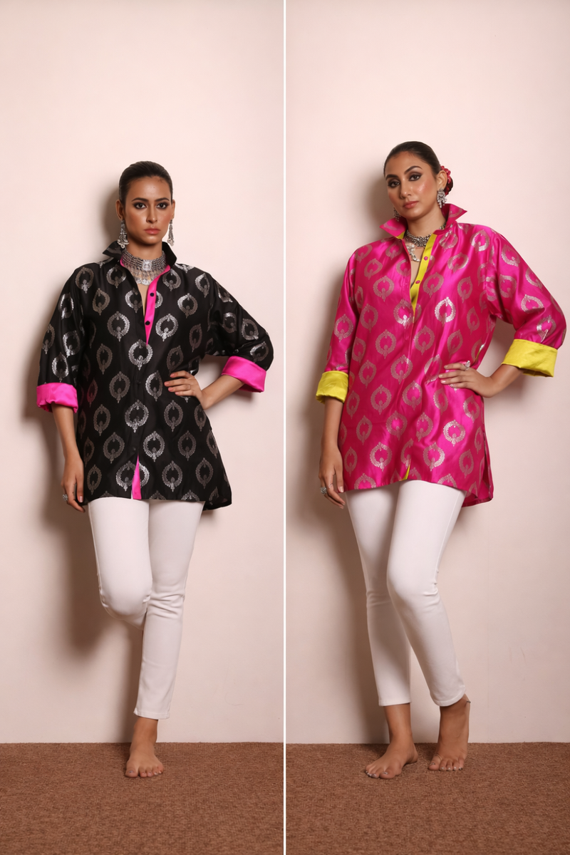 Woven Silk Shirt