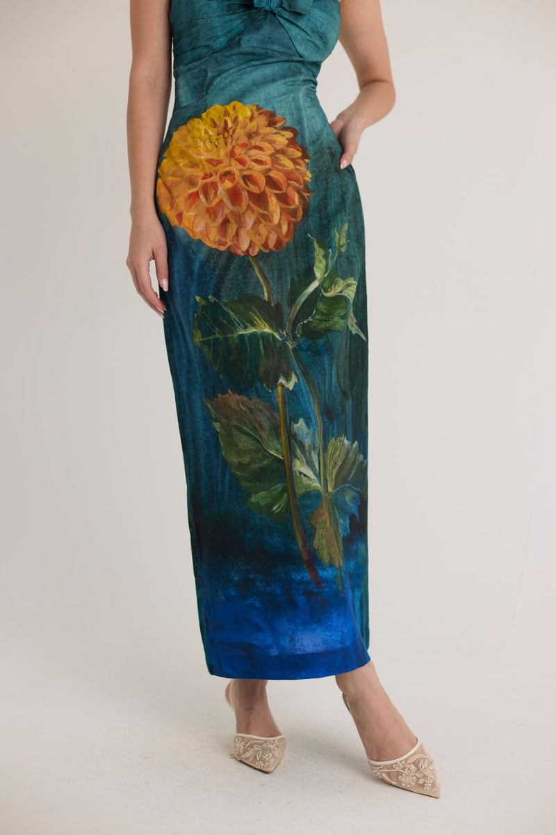DILLY DALLY DRESS poplin by Yam in multi color for women in Singapore
