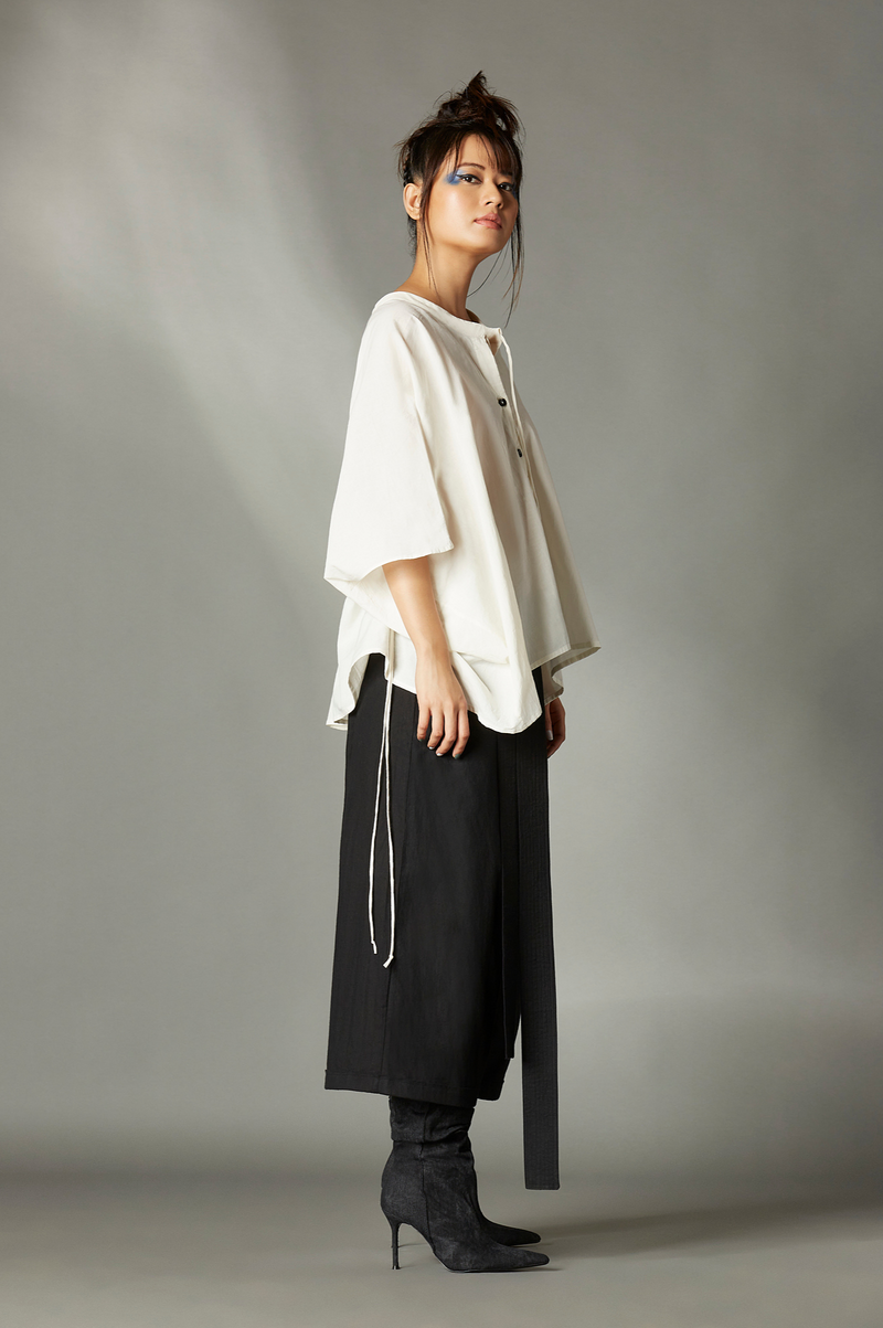 Riley Shirt cotton by Chola in white color for women in Singapore