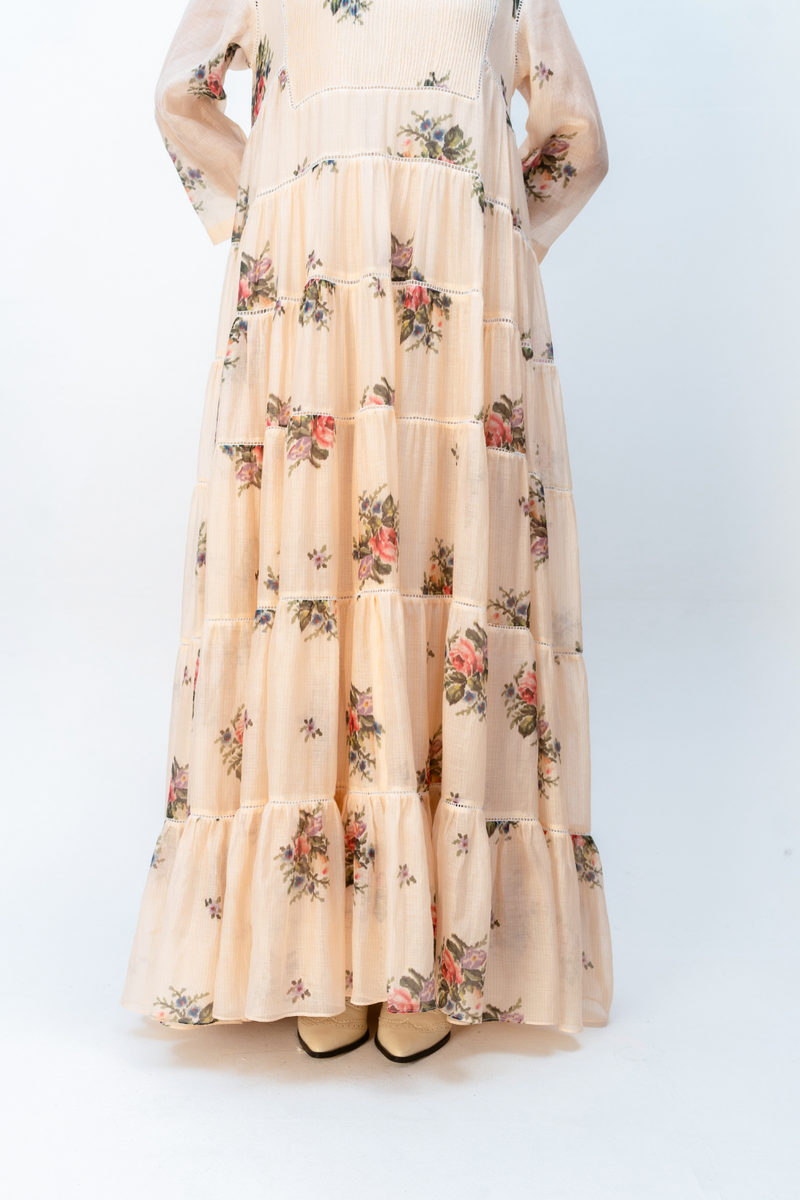 WILLOW HAZE DRESS mul dress by Ode to Odd in blush pink for women in Singapore