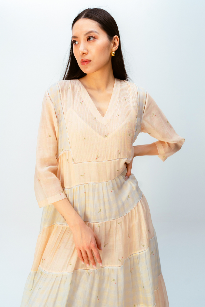GOLDEN CANOPY DRESS mul dress by Ode to Odd in multi for women in Singapore