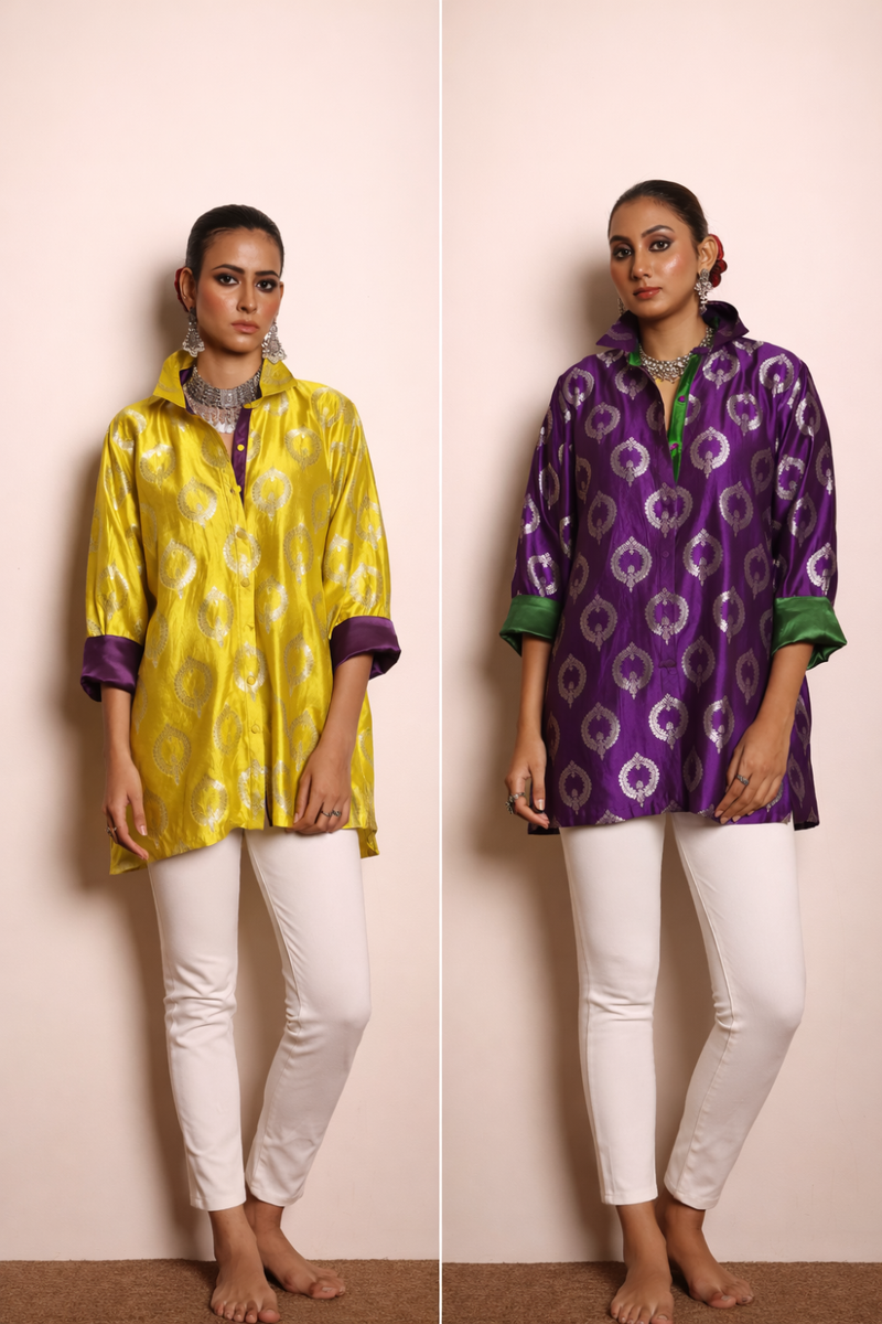 Woven Silk Shirt