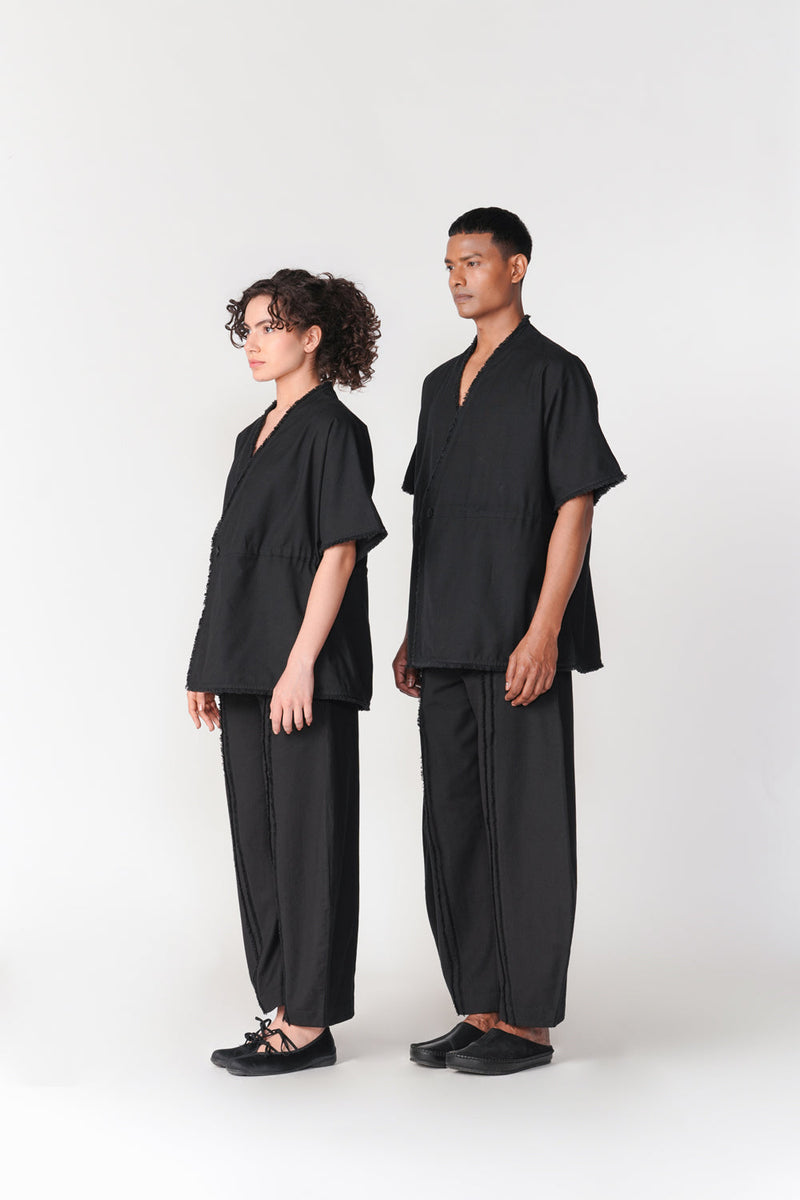 Kumo Set co-ord set by Turn Black in black for women in Singapore