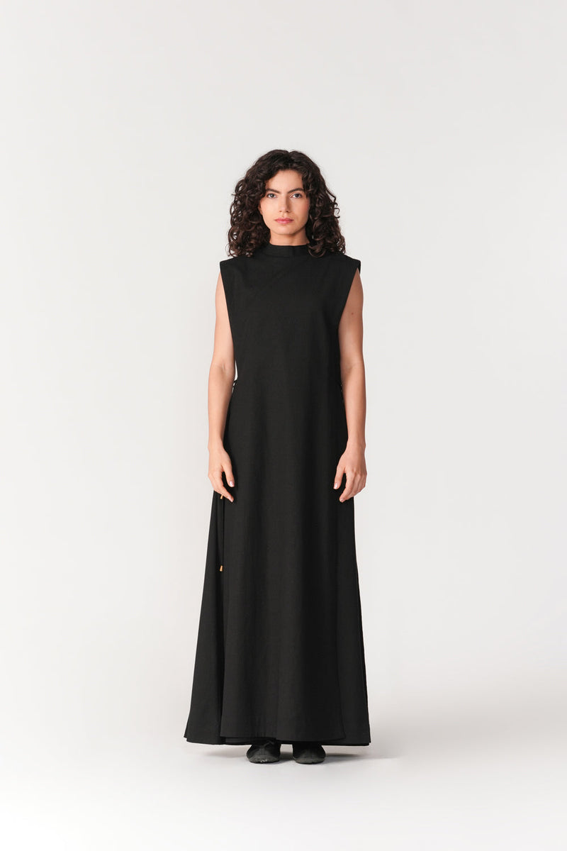 Layered Dress dress by Turn Black in black for women in Singapore