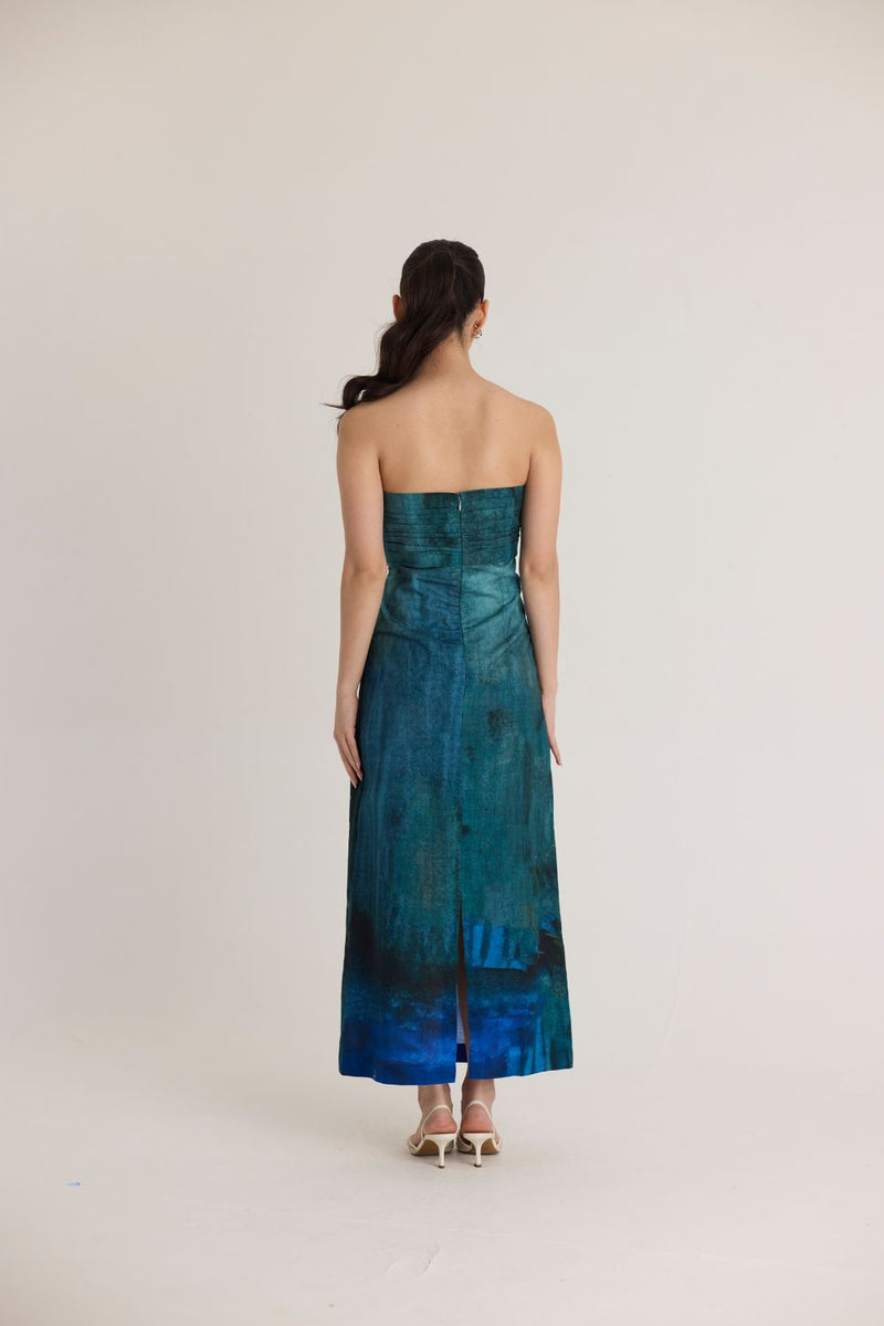 DILLY DALLY DRESS poplin by Yam in multi color for women in Singapore
