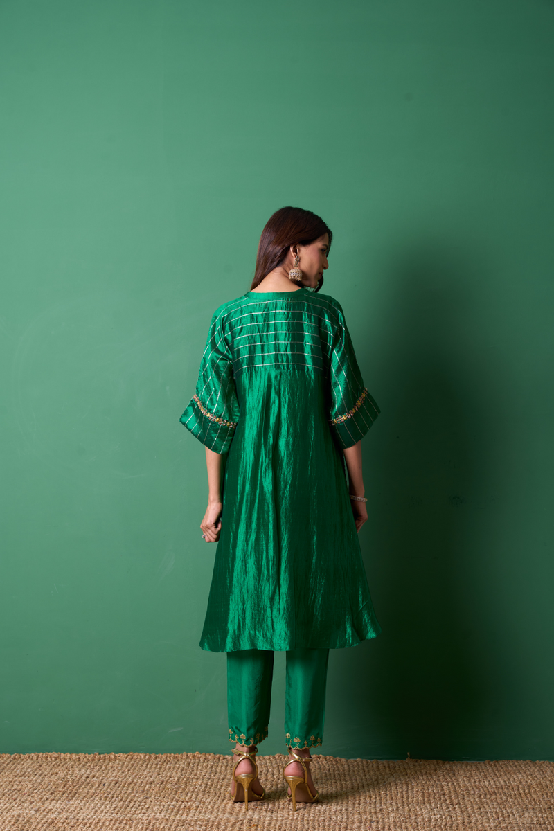 Radiance Kurta Set - Emerald