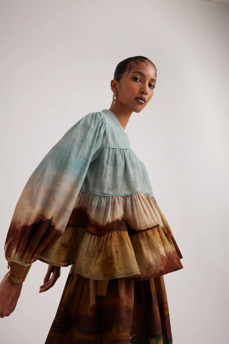 Tier Top-Blotch cotton by CORD for women in Singapore