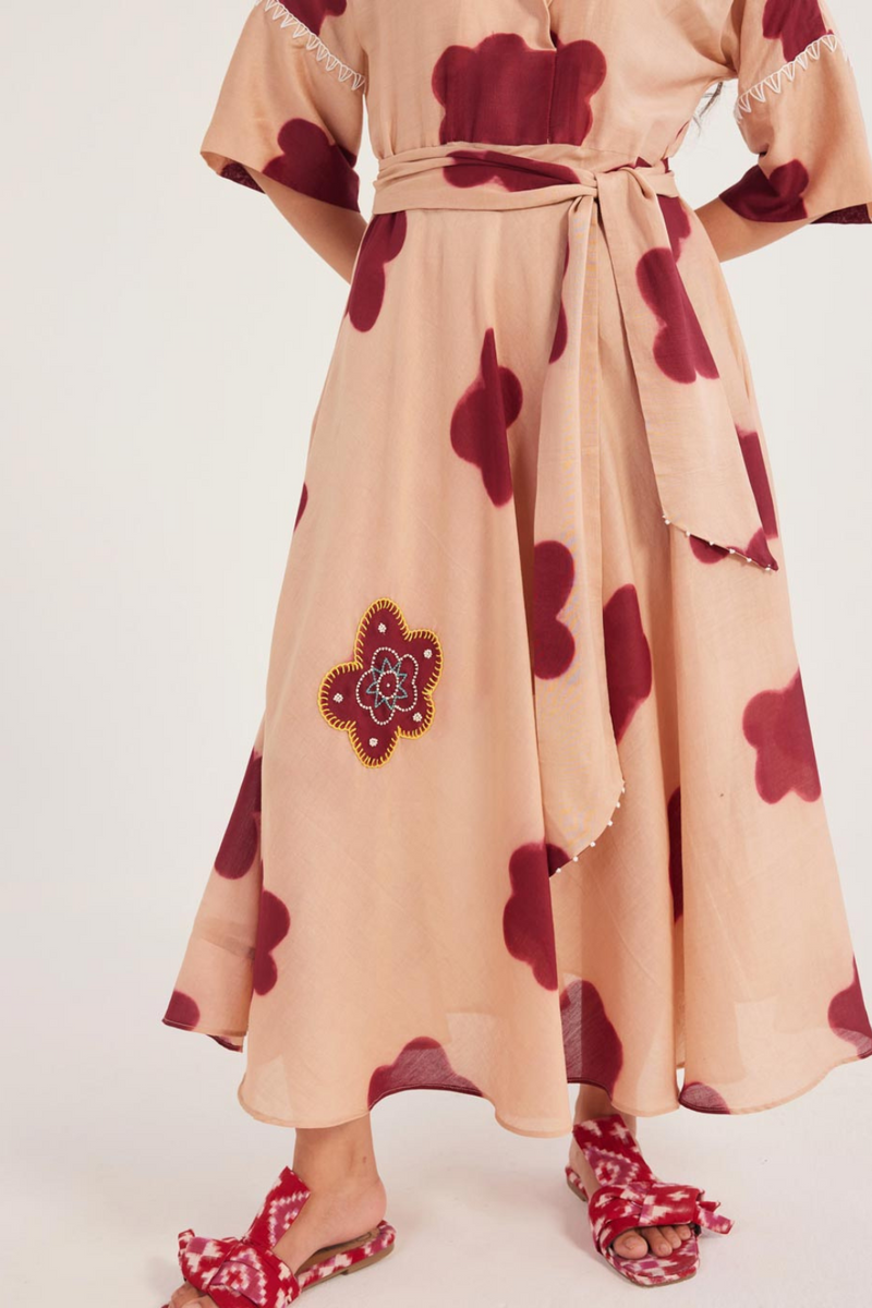 Nama Day Dress chanderi by JodiLife for women in Singapore