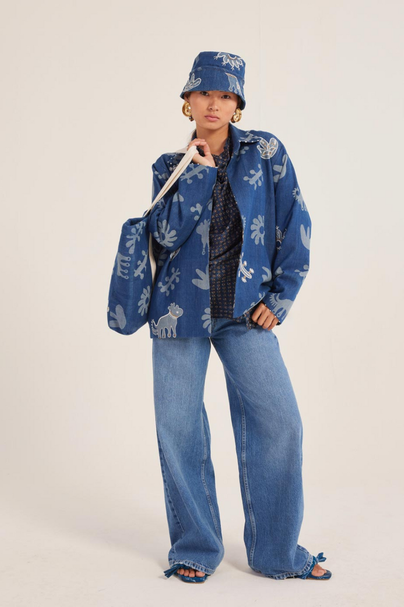 Iris Reversible Jacket silk by JodiLife for women in Singapore