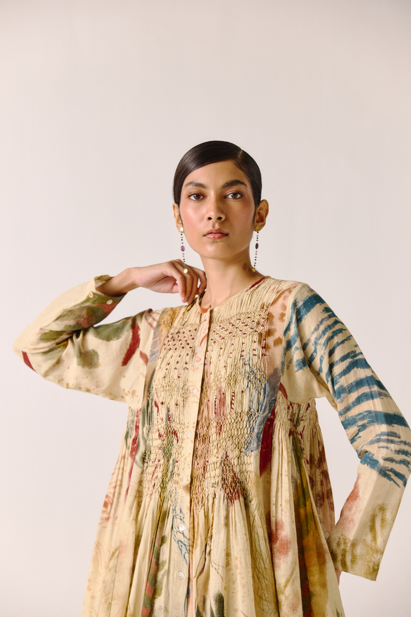 Frida Top - Abstract cotton by CORD for women in Singapore