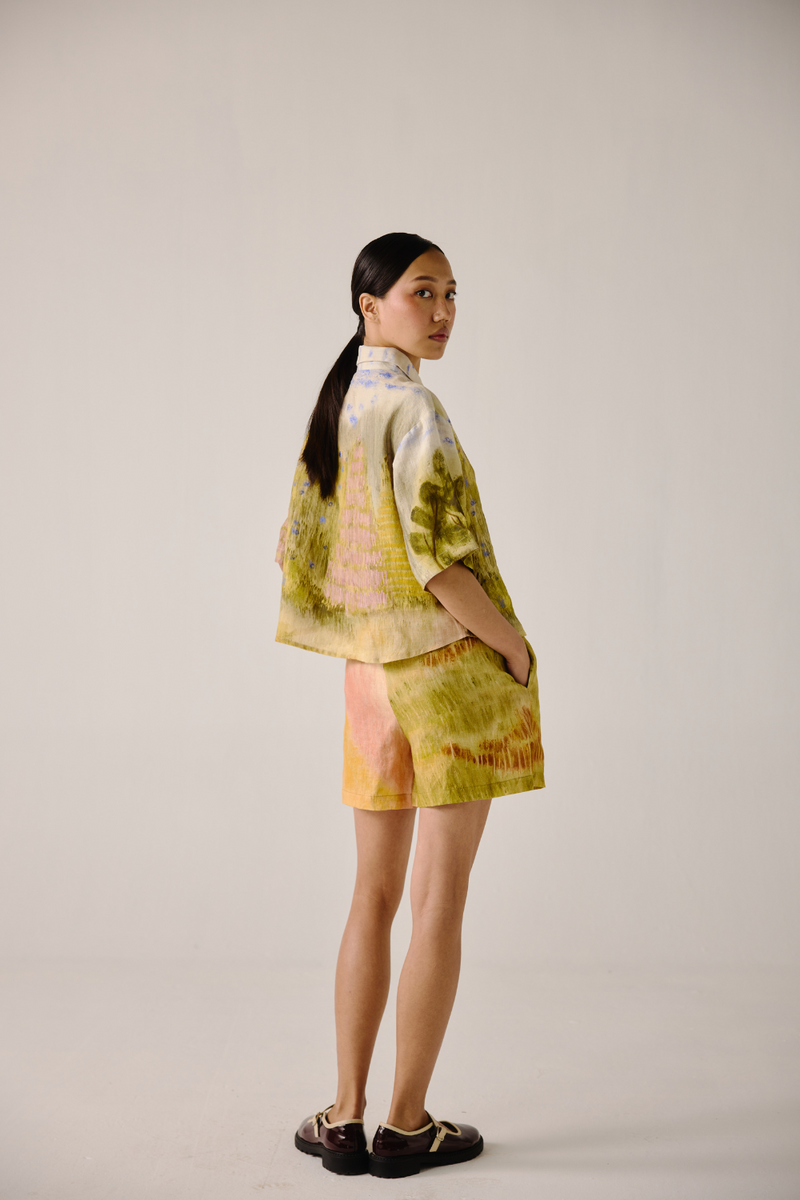 Leo Set - Dale linen by CORD for women in Singapore