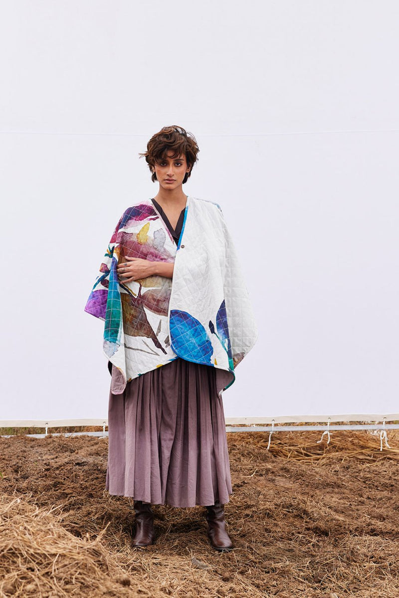 Breeze Cape cotton by Khara Kapas in multi for women in Singapore