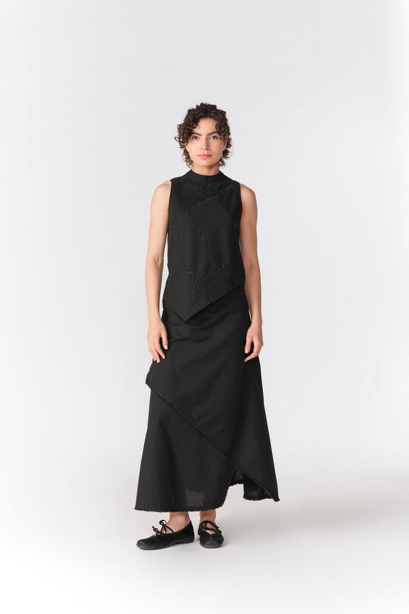 Uma Set co-ord set by Turn Black in black for women in Singapore