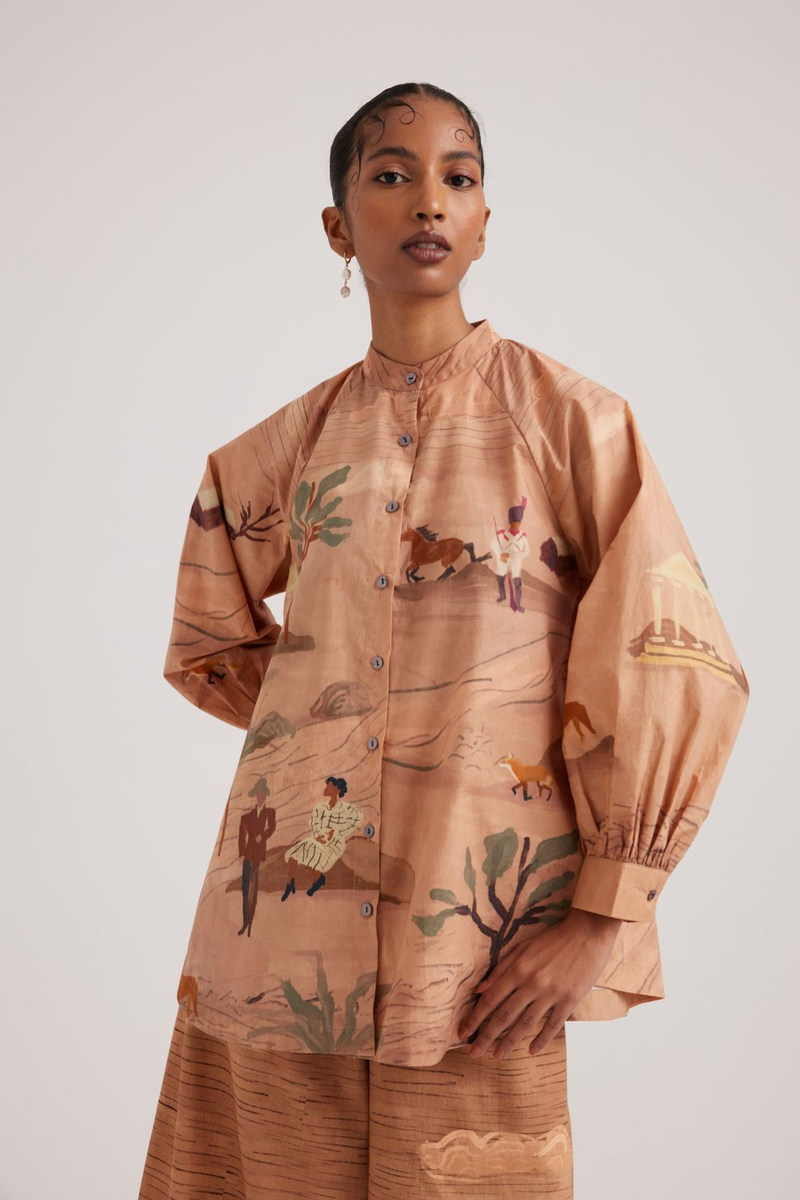 A-line Shirt-Derby satin by CORD for women in Singapore