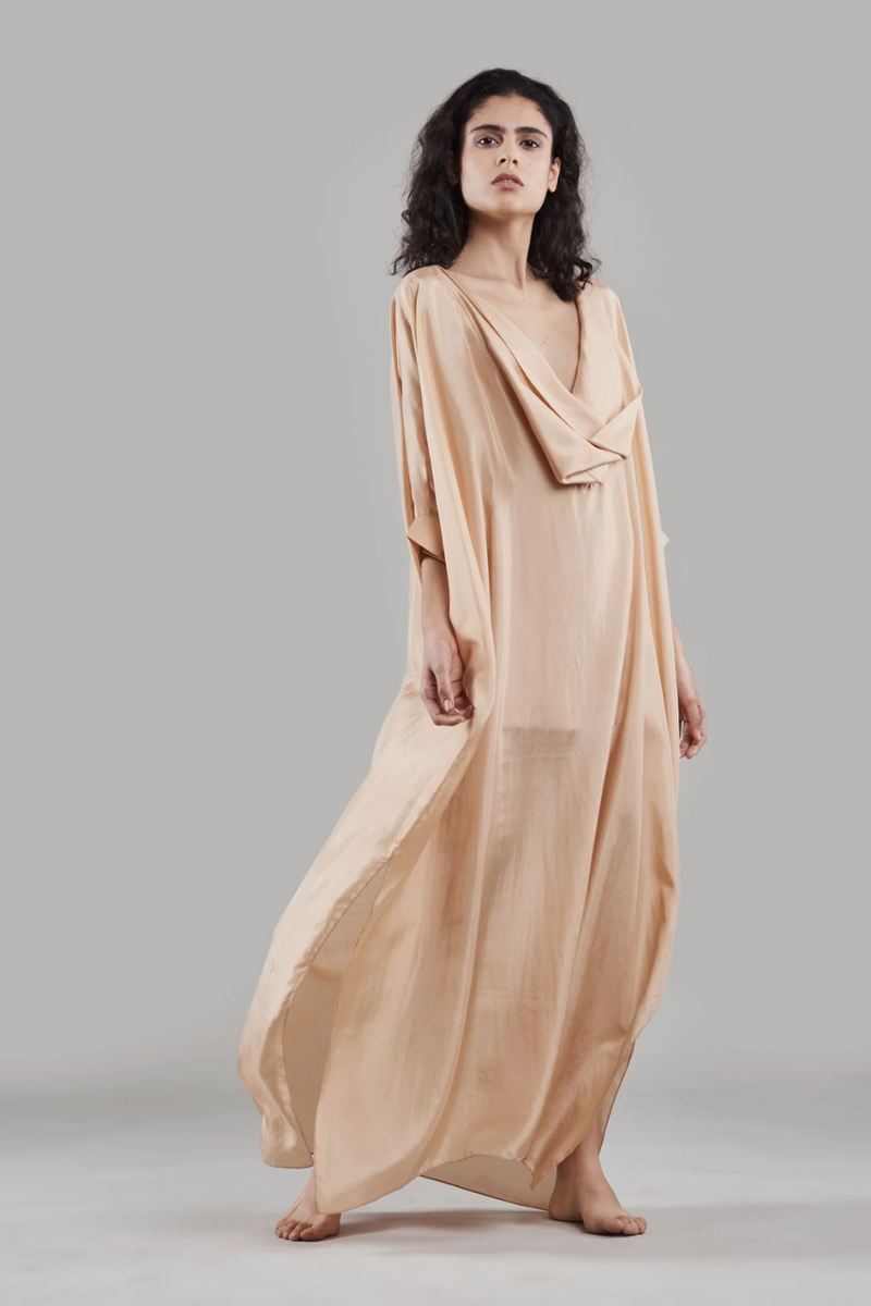 Lavi Kaftan silk Buy Lavi Kaftan from C&W | Tunics And Kaftan for Women by Ituvana in black color for women in Singapore