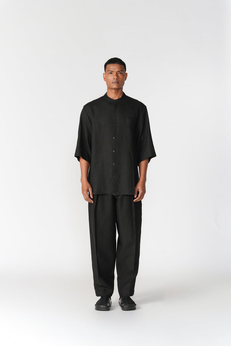Dhar Set co-ord set by Turn Black in black for men in Singapore