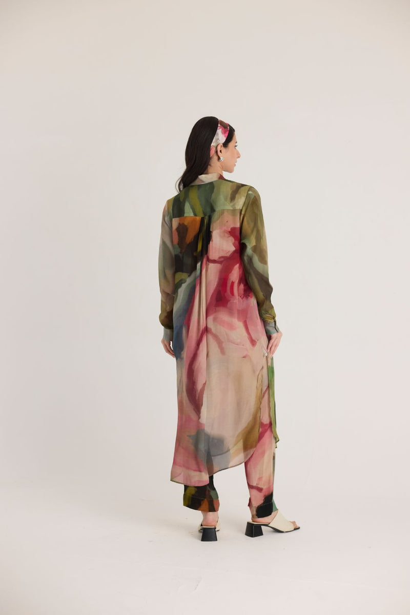 TILLY WRAP KURTA SET mul by Yam in multi color for women in Singapore