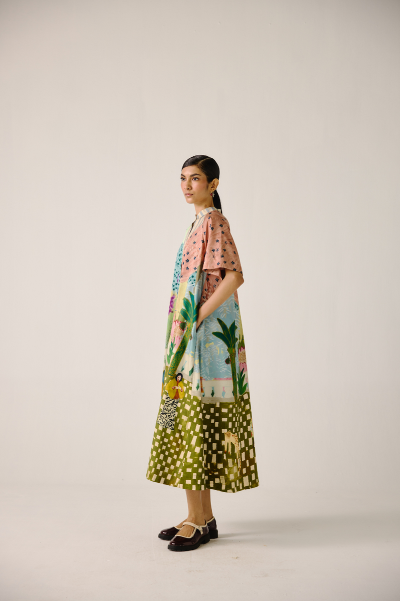 A-Line Long Dress - Alice cotton by CORD for women in Singapore