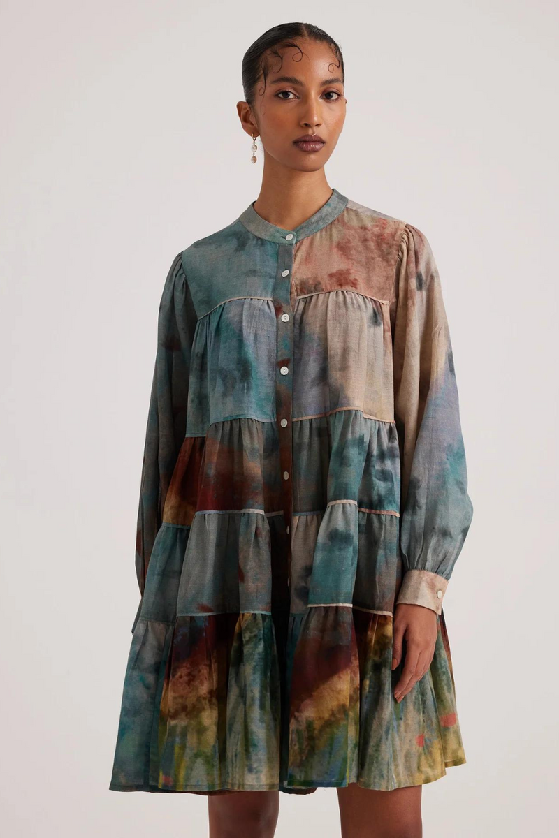 Tier Dress-Valley cotton by CORD for women in Singapore