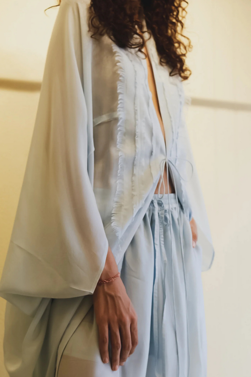 ALIPSA ROBE SET IN SILK silk Buy ALIPSA ROBE SET IN SILK from C&W | Co-Ord Sets for Women by Ituvana for women in Singapore