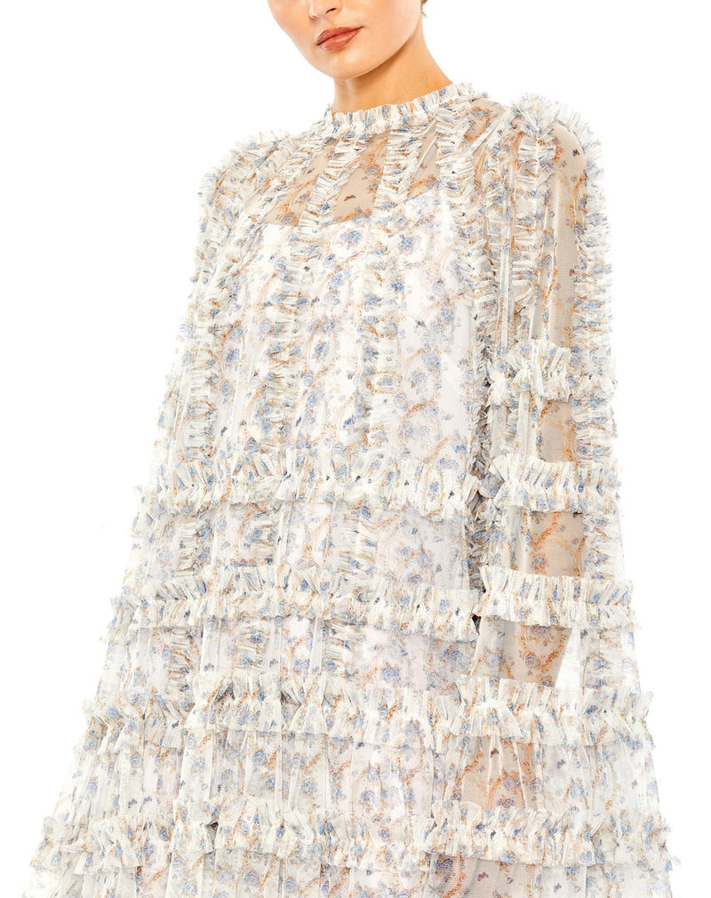 MD-8007 Short Dress-White by Mac Duggal in white color for women in Singapore