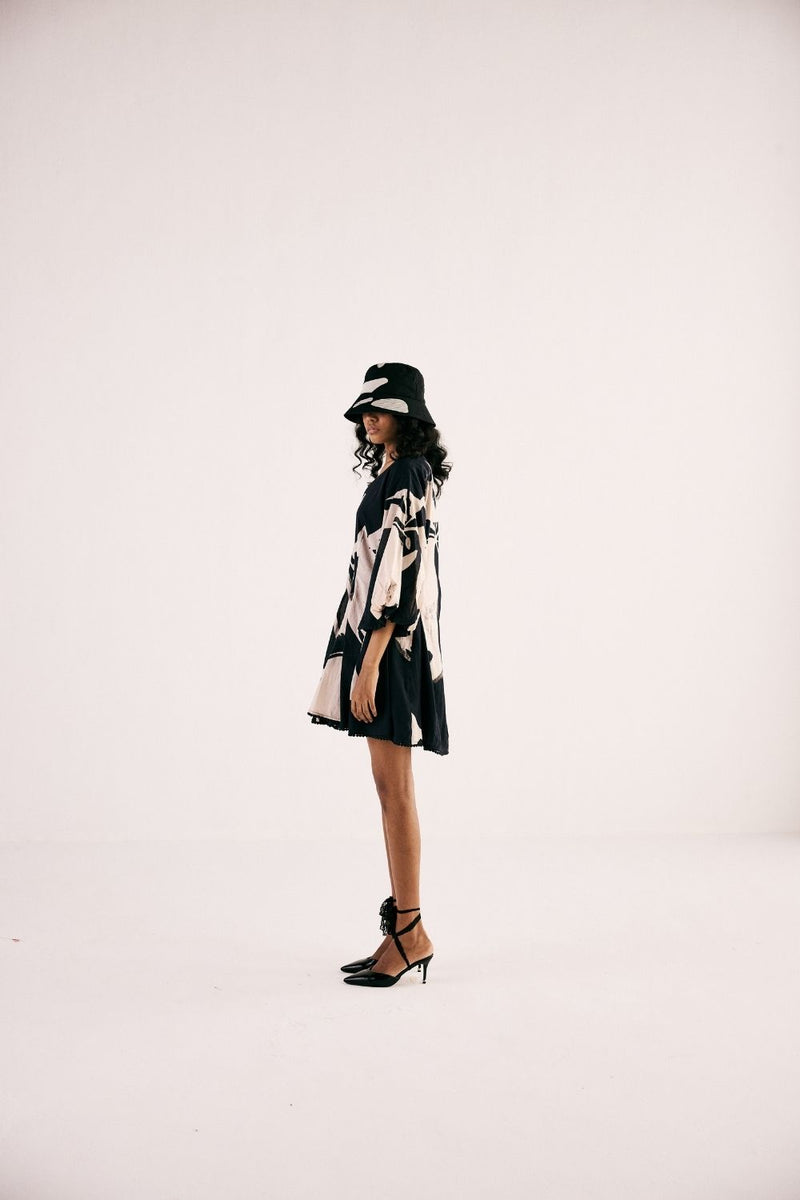 CANOPY DRESS cotton by Khara Kapas in black for women in Singapore