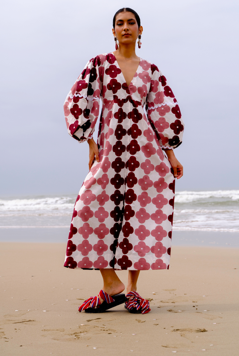 Okapi Peasant dress poplin by JodiLife for women in Singapore