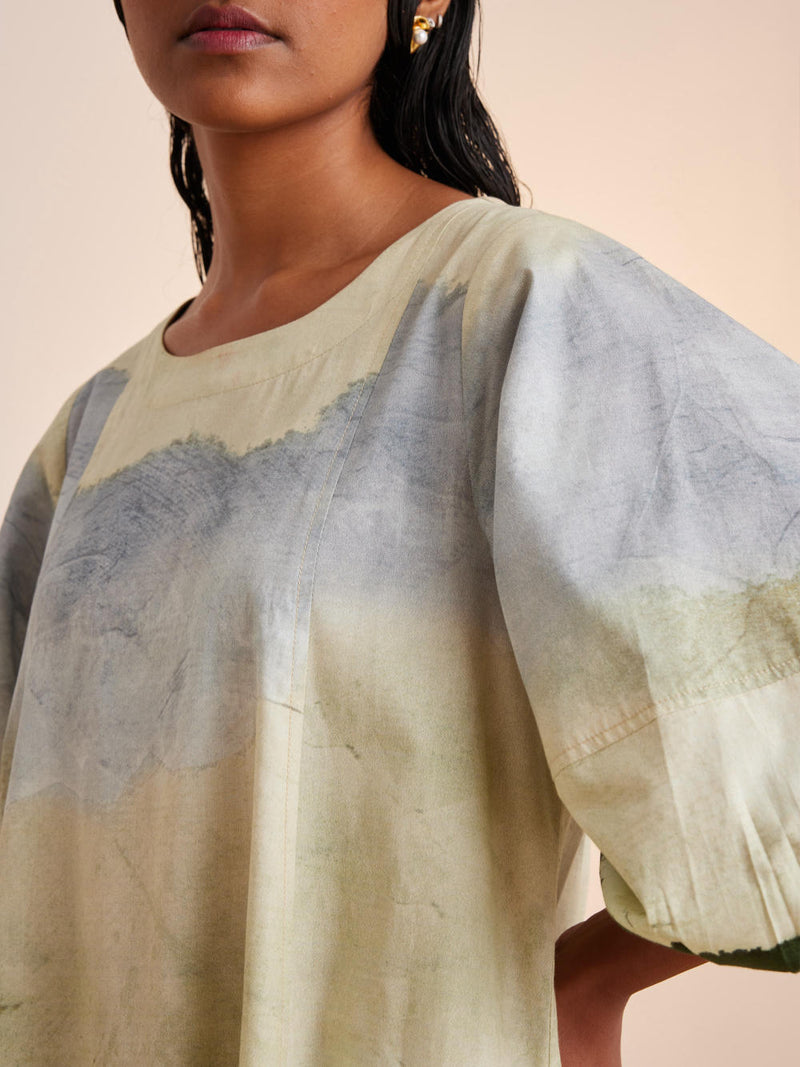 Umbrella Dress-Earth cotton Dress by CORD for women in Singapore