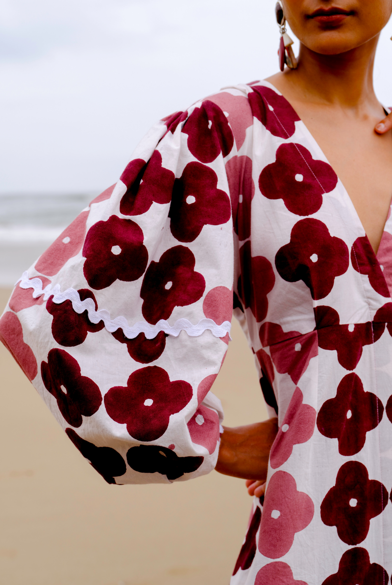 Okapi Peasant dress poplin by JodiLife for women in Singapore